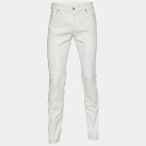 Prada White Denim Contour Fit Jeans S