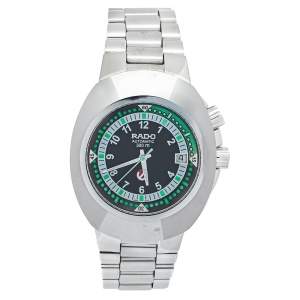 Rado Black Tungsten Carbide & Stainless Steel Diastar 658.0639.3 Men's Wristwatch 42mm