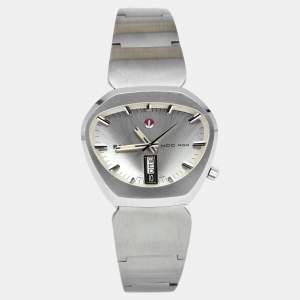 Rado Silver Stainless Steel Vintage NCC 404 REF.11926 Men's Wristwatch 42 mm