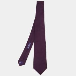 Ralph Lauren Purple Label Purple SIlk Tie