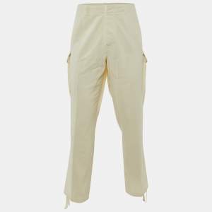 Ralph Lauren Purple Label Cream Cotton Cargo Pants XXL