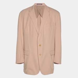 Pre Owned بليزر رالف لورين بيربل ليبل قطن زهري فاتح