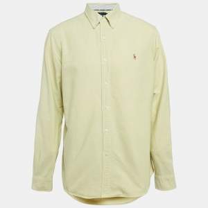 Ralph Lauren Light Green Cotton Slim Fit Shirt XL