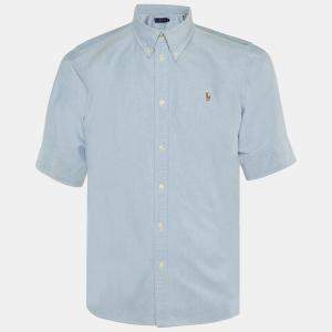 Ralph Lauren Light Blue Denim Button Front Shirt XL