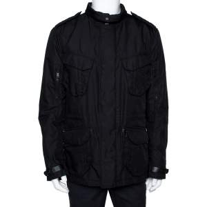 Pre Owned Ralph Lauren Black Button Front Escape Jacket L