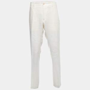 Ralph Lauren Cream Linen Trousers XL
