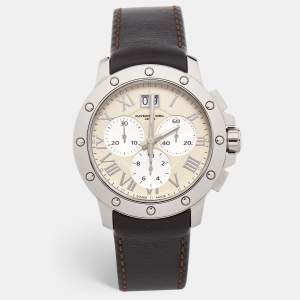 Raymond Weil Ivory Stainless Steel Leather Tango 4899-STC-00809 Men's Wristwatch 40 mm