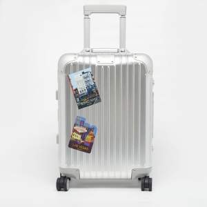 Pre Owned Rimowa Cabin Silver Aluminium Suitcase