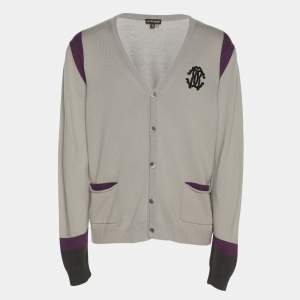 مملوكة مسبقًا ```json
[{"name": "Roberto Cavalli Tri Color Rib Knit Cardigan M", "name_ar": "كارديجان محبوك مضلع بثلاثة ألوان روبيرتو كافالي مقاس متوسط"}]
```