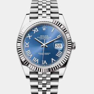 Rolex 18K White Gold and Stainless Steel Datejust 126334 Mens Wristwatch 41 mm