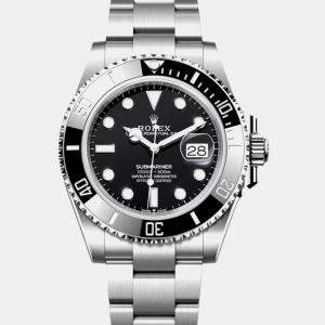 Pre Owned Rolex Submariner 126610 Black Stainless Steel Automatic Men's Wristwatch 41mm