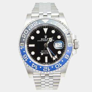 Rolex Jubilee Stainless Steel GMT-MASTER II Men's Wristwatch 40 mm