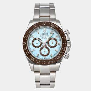 Rolex Ice Blue Platinum Cosmograph Daytona 116506 Men's Wristwatch 40 mm