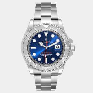 Rolex Blue Stainless Steel Yacht-Master 126622 Automatic Men's Wristwatch 40 mm