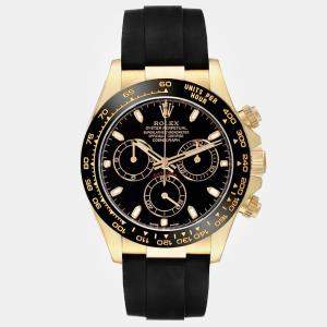 Rolex Daytona Yellow Gold Black Dial Men's Watch 116518 40 mm