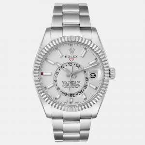 Rolex Sky-Dweller Steel White Gold Men's Watch 326934 42 mm