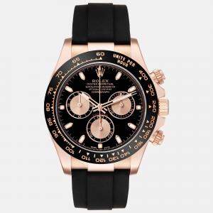 Rolex Daytona Oysterflex Rose Gold Black Dial Men's Watch 40.0 mm