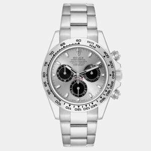 Rolex Daytona White Gold Silver Dial Men's Watch 116509 40 mm