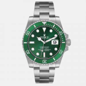 Rolex Submariner Hulk Green Dial Steel Men's Watch 40.0 mm