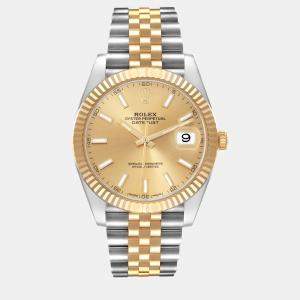 Rolex Datejust Steel Yellow Gold Men's Watch 126333 41 mm