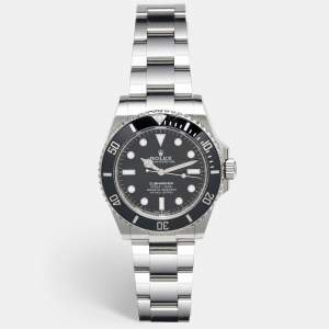 Rolex Black Cerachrom Oystersteel Submariner M124060-0001 Men's Wristwatch 41 mm