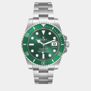 Rolex Submariner Hulk Green Dial Steel Men's Watch 40.0 mm