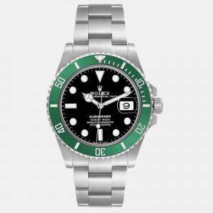 Rolex Submariner Starbucks Green Bezel Steel Men's Watch 126610LV 41 mm