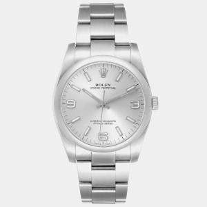 Rolex Oyster Perpetual Silver Dial Steel Men's Watch 36.0 mm