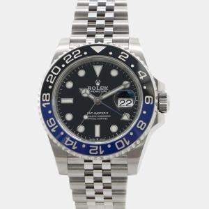 Rolex Black Stainless Steel GMT-Master II 126710BLNR Automatic Men's Wristwatch 40 mm