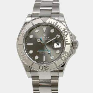 Rolex Grey Stainless Steel Yacht-Master 126622 Automatic Men's Wristwatch 40 mm