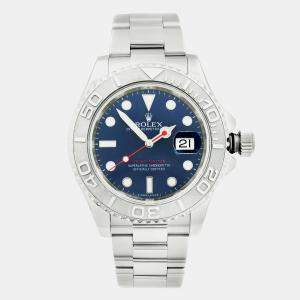 Rolex Blue Stainless Steel Yacht-Master  116622 Automatic Men's Wristwatch 40mm