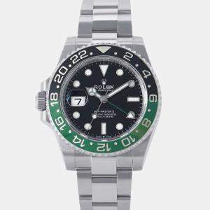 Rolex Black Stainless Steel GMT-Master II 126720VTNR Automatic Men's Wristwatch 40mm