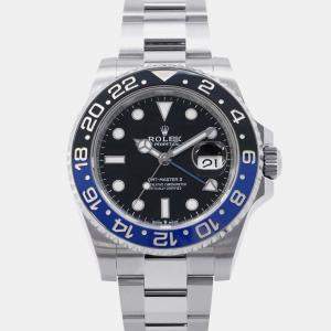 Rolex Black Ceramic GMT-Master II Automatic Men's Wristwatch 40 mm