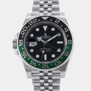 Rolex Black Stainless Steel GMT-Master II 126720VTNR Automatic Men's Wristwatch 40 mm