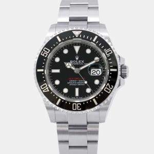 Rolex Black Stainless Steel Sea-Dweller 126600 Automatic Men's Wristwatch 43 mm
