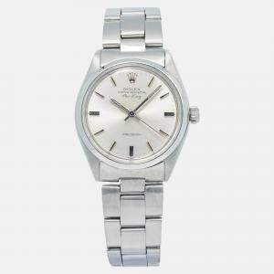 Rolex Air-King 5500 Automatic Silver Stainless Steel Men's Wristwatch 34mm