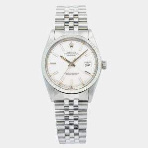 Rolex DateJust 1601 Automatic Silver Stainless Steel Men's Wristwatch 36mm