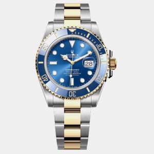 Rolex Submariner 126613LB Automatic Blue 18K Yellow Gold Stainless Steel Men's Wristwatch 41 mm