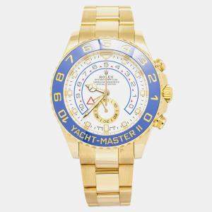 Rolex Yacht-Master II 116688 Automatic White 18k Yellow Gold Men's Wristwatch 44 mm