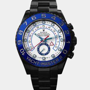 Rolex Yacht-Master II 116680 Automatic White Stainless Steel Men's Wristwatch 44 mm