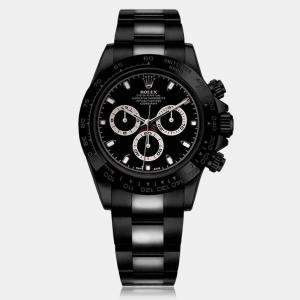 Rolex Cosmograph Daytona 116523 Automatic Black PVD Coated Men's Wristwatch 40 mm