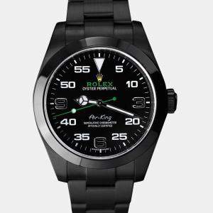 Rolex Air-King 116900 Automatic Black Stainless Steel Men's Wristwatch 40 mm