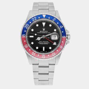 Rolex GMT-Master 16700 Automatic Black Stainless Steel Men's Wristwatch 40 mm