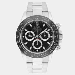 Pre Owned Rolex Cosmograph Daytona 116500LN-0002 Automatic Black Stainless Steel Men's Wristwatch 40 mm