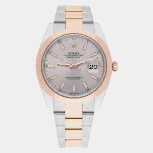 Rolex Datejust 126301 Automatic Sundust 18k Rose Gold Stainless Steel Men's Wristwatch 41 mm