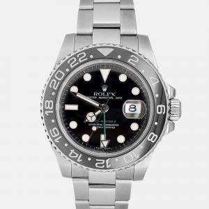 Pre Owned Rolex GMT Master II 116710LN Automatic Ceramic Stainless Steel Men’s Wristwatch 40 mm