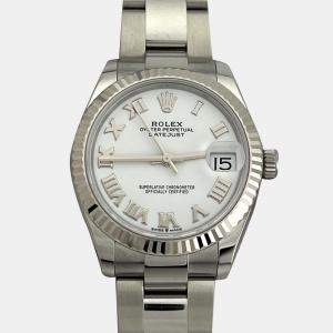 Pre Owned Rolex Datejust 278240 Automatic Pink Stainless Steel Men's Wristwatch 31 mm