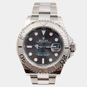 Pre Owned Rolex Yacht Master 126622 Automatic Rhodium Platinum Stainless Steel Men's Wristwatch 40 mm