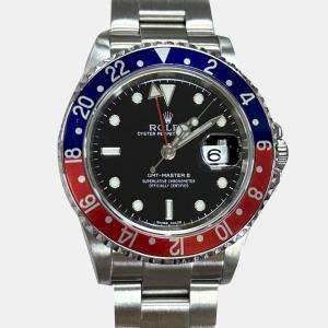 Pre Owned Rolex GMT-Master II 16710 Automatic Black Stainless Steel Men's Wristwatch 40 mm