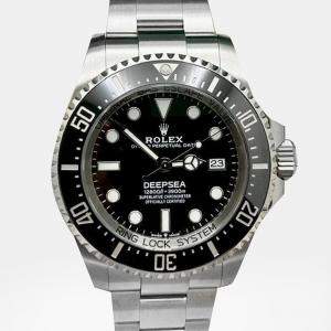 Pre Owned Rolex Sea-Dweller Deepsea 136660 Automatic Black Stainless Steel Men's Wristwatch 44 mm